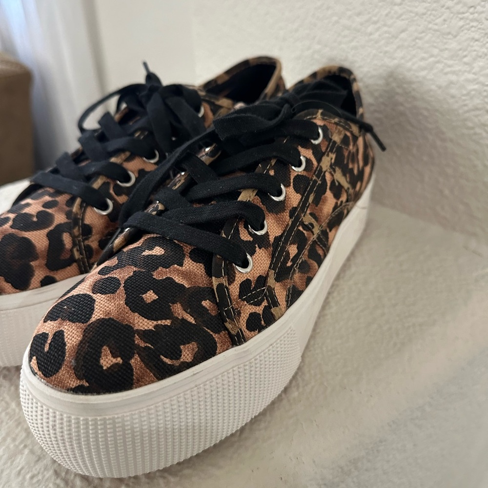 Steve Madden Leopard Print Platform Sneakers - image 3